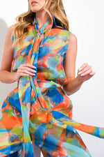 ALWAYS CELEBRATING WOVEN TOP