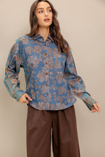 STICK TO THE PLAN DENIM TOP