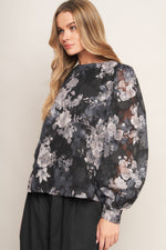 RUNAWAY HEARTS WOVEN TOP