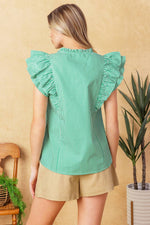 RIVIERA RETREAT WOVEN TOP