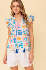 VENTURA VISION WOVEN TOP