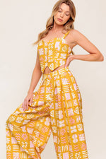 PRETTY MEADOW WOVEN TOP AND PANT SET