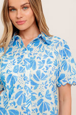 WANDER LEAF WOVEN TOP