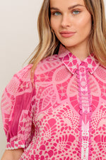 PRECIOUS HEART WOVEN TOP