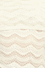ANGELIC SWEETIE CREAM WOVEN TOP