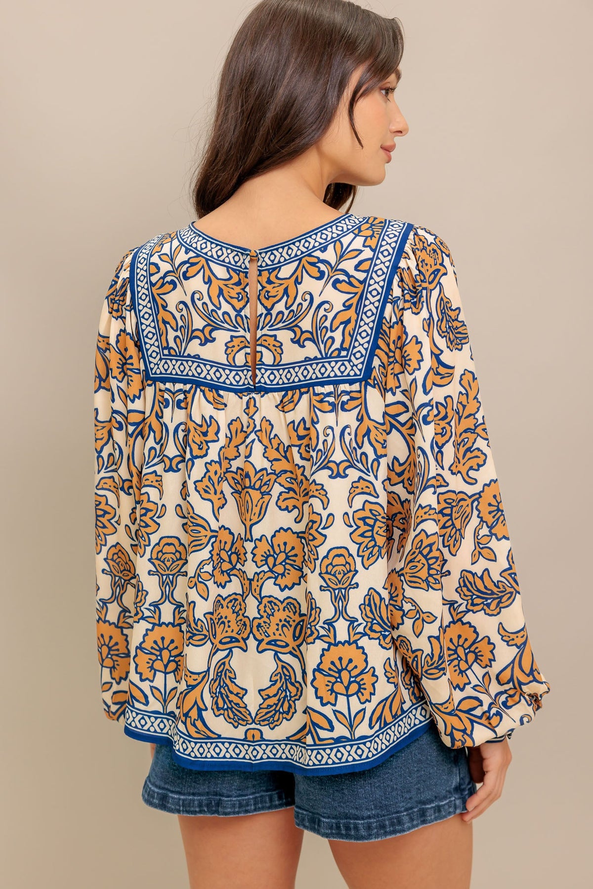 BOHEME MEADOW WOVEN TOP
