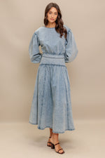 AMERICAN BLEND DENIM TOP