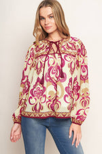 FUSION GROOVE WOVEN TOP