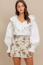 COUTURE CODE WOVEN TOP