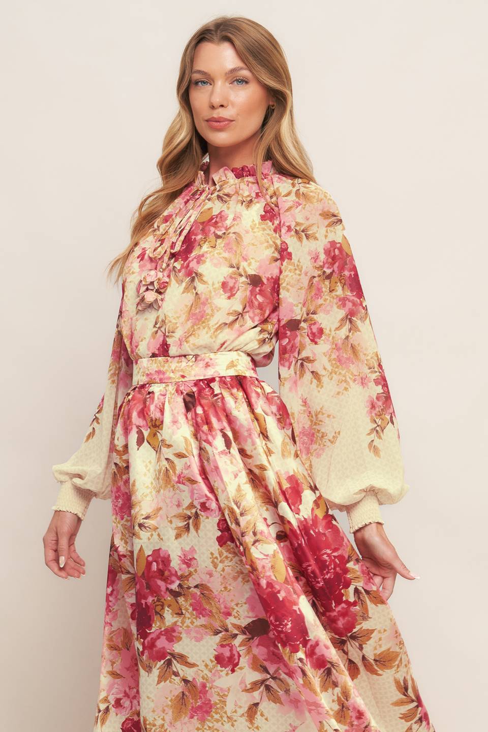 BLOSSOM DREAM BALLERINA WOVEN TOP