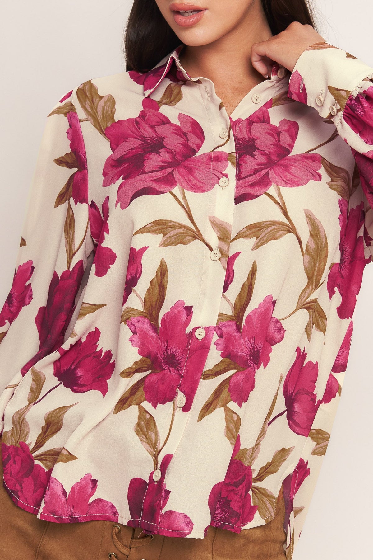 ROSEWOOD RETRO WOVEN TOP