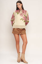 ROMANTIC HERITAGE WOVEN TOP