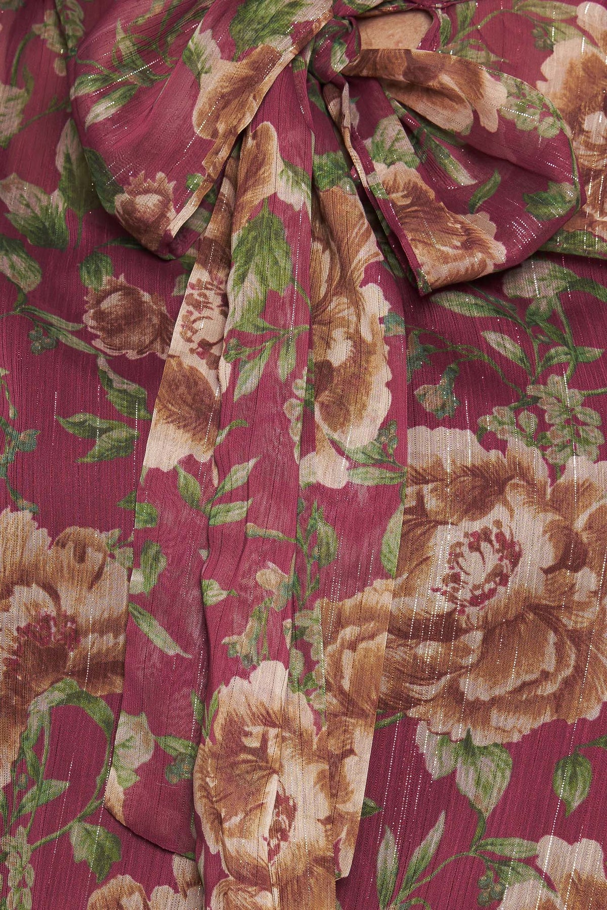 WHISPERING GARDEN WOVEN TOP