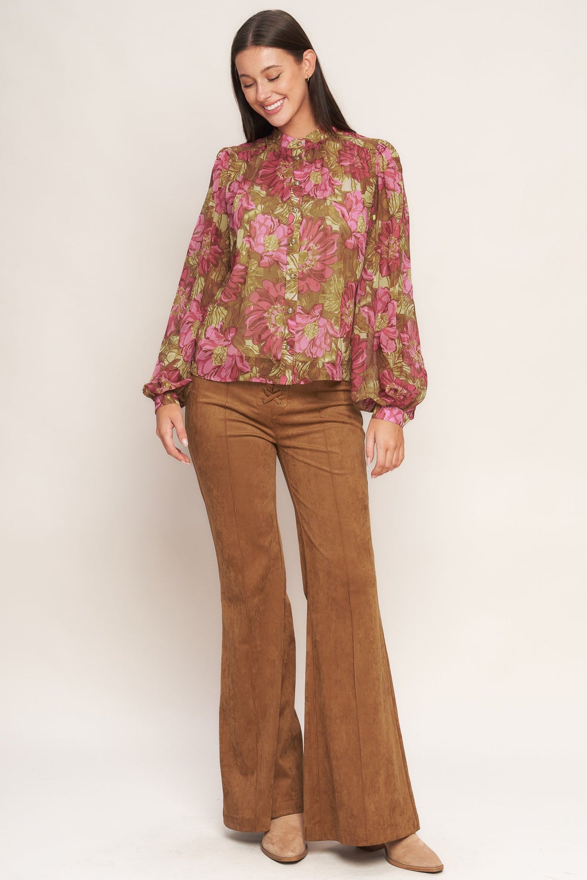 SECRET PETALS WOVEN TOP