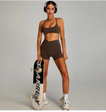 Women Cross Straps Sports Bra Gym Yoga Crop Workout Top Vest High Support Fitness Bralette Push Up Underwear Soft Breathable