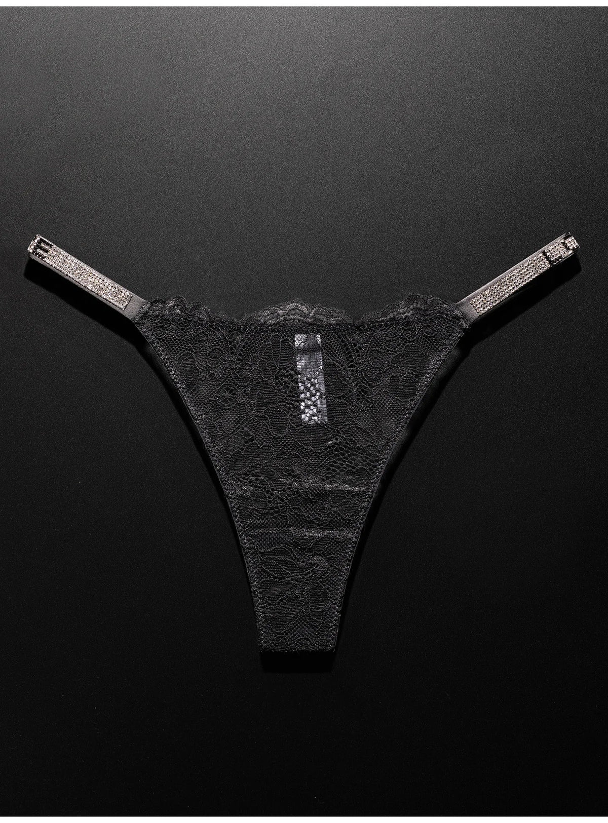 Lace Sexy Girls Women Panties Seamless Underwear Rhinestone G String Letter Transparent Thong For Female Low Rise Ladies Briefs