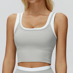 Color Blocked Fitness Bra Workout Tops Gym Underwear Fitness Sports Bras Athletic Sport Bra Women Backless Gym Yoga Crop Top