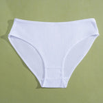 Women's Seamless Cotton Briefs Women Panties Solid Color Breathable Underwear Female Low Waist Soft Lingerie S-XXL