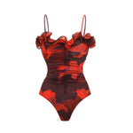 Floral 2Pcs Sexy Swimsuit 2026 Bandeau Biquini Women Bikini Push UpSwimwear Female Swim Suits Cover Up Bathingsuit Beachwear
