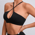 Hearuisavy Summer Gym Top Women Training Yoga Clothes Stretch Sports Underwear Fitness Workout Cross Yoga Bra Sexy Sports Bra