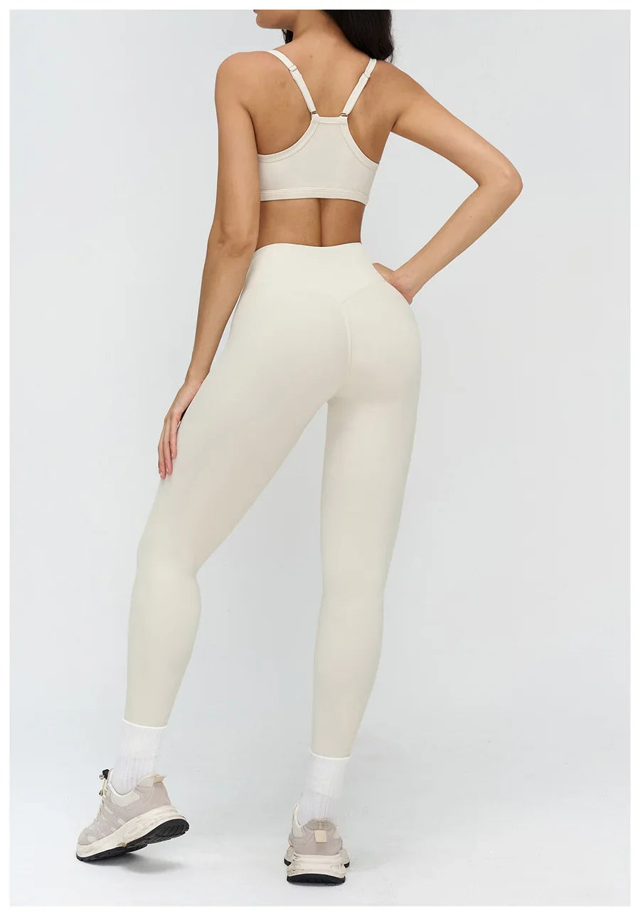 Yoga Clothes Set 2PCS Gym Crop Top Women Outfits Sports Bra High Waist Legging Fitness Suit Running Workout Tracksuit Sportswear