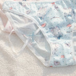 Girls Panties Thin Sexy Japanese Cute Cat Women Briefs Ice Silk Lady Thong Underwear Female Low Waist G String Lingerie