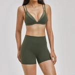 2 Piece Yoga Set Women's Tracksuit Athletic Wear Gym Clothes Female Workout Push Up Clothes Sports Bra Leggings Suit Fitness Set