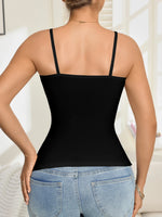 1PCS Solid Women's Camisole Tank Top Adjustable Straps Padded Camisole Women's Underwear Comfy Simple Outdoor Sports Top