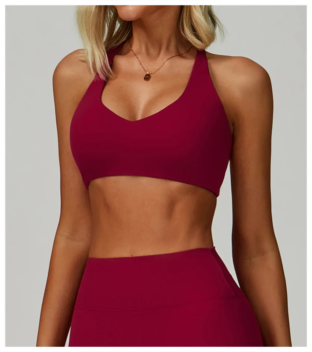 Sports Bra Women Top Push Up Fitness Yoga Bra Workout Underwear High Strength Sport Tops Women Breathable Running Vest Gym Wear