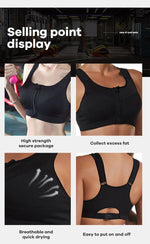 CZGUKE Yoga Fitness Bra Shock-absorbing Sports Bra Breathable and Quick Drying Training Running WOMEN'S Underwear
