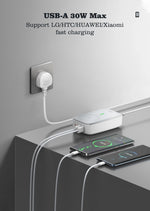 LDNIO 140W Fast Charger With Magsafe Wireless Charger For Iphone 16 15 14 13 12 Pro Max Phone/Laptop/iPad Usb fast Chargers
