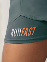 Women's High Rise Yoga Shorts With Elastic Proximity Control Running Shorts, Fake Two Pieces Pants