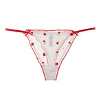 Heart Lace Sexy Girls Briefs Women Panties Seamless Bowknot G String TransparentThong Underwear Low Waist Female Lingerie