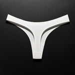 Ice Silk Leopard Women Panties Sexy G String Thong Seamless Underwear T Back Candy Color Girls Briefs Underpants Plus Size M-XXL