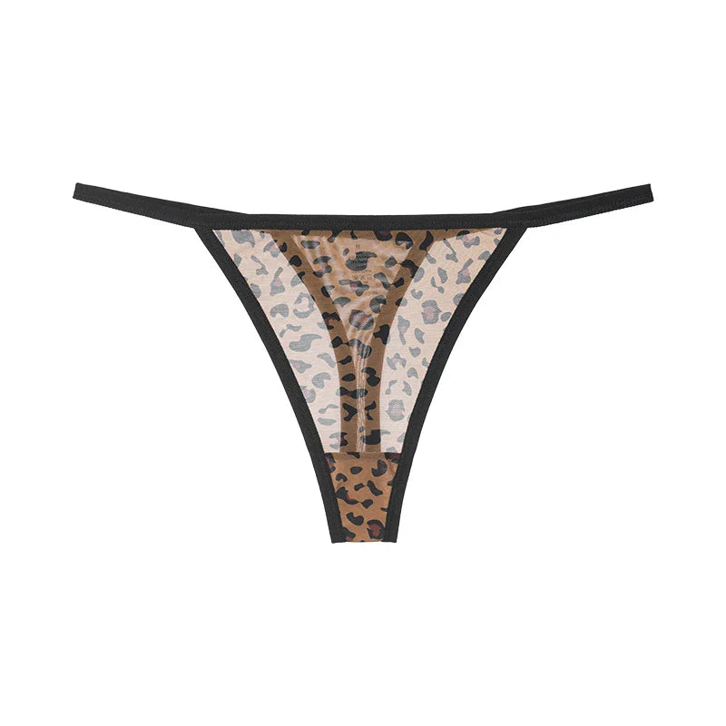 Leopard Sexy Seamless Thong Women Panties G String Underwear Girls Intimates Fashion Ladies Briefs Yoga Lingerie Size S-XL