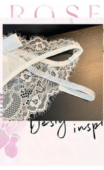 Rhinestones Girls Sexy G String Lace Panties Women Underwear Briefs Hollow Out Thong Transparent Lingerie Intimates
