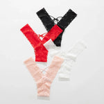 High Quality Lace G string Sexy Panties Women Underwear Briefs Hollow Out Thong Transparent Underpants Lingerie Girls Intimates