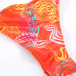 2026 Sexy Bikinis Micro Thongs Swimsuit Women Bathing Suit Rings Biquini Bandage Beachwear Print Swimwear Bikini Sets With Chain