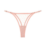 Sexy Girls G String Lace Panties Women Briefs Hollow Out Transparent Thong Thin Underwear Female Low Waist Lingerie Size S-XL