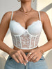 Sexy Women Lace Trim Bra Mesh Cropped Underwear Push Up Bra Comfy & Elegant Ladies Slim Intimates Lingerie test