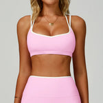 Sexy Back Sports Bra Top Women's Push-Up Yoga Underwear Fitness Top Running Workout Yoga Top Soft Beauty Back Bras Gym Underwear