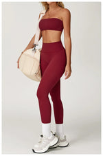 Yoga Set 2PCS Fitness Suit Women's Tracksuit Sportswear Workout Sports Bra High Waist Leggings Gym Clothing Sports Shorts Suits