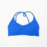 NCLAGEN Twist Back Bra High Support Sports Top Women Gym Wear WorkoutPush-up Seamless Yoga Underwear Fitness Running
