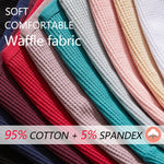 5Pcs/set Women Cotton Brazilian Panties Waffle Style S-XL Underpants Ladies Cotton Underwear Comfortable Soft Female Lingerie