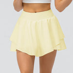 Summer Golf Skirt Women High Waist Running Outdoors Tennis Sport Skirt Pockets Fitness Gym Casual Shorts Athletic Workout Skirts