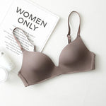 Seamless Bras for Women Push Up Bras No Wire Brassiere A B Cup Underwear Sexy Bralette Three Quarters(3/4 Cup)Lingerie