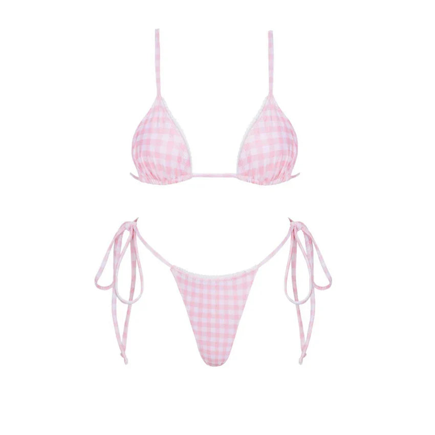 3Pcs Micro Bikinis 2026 Swimwear Women Swimsuit Sexy Brazilian Bikini Set Printed Beachwear Push Up Bathing Suit biquini Female