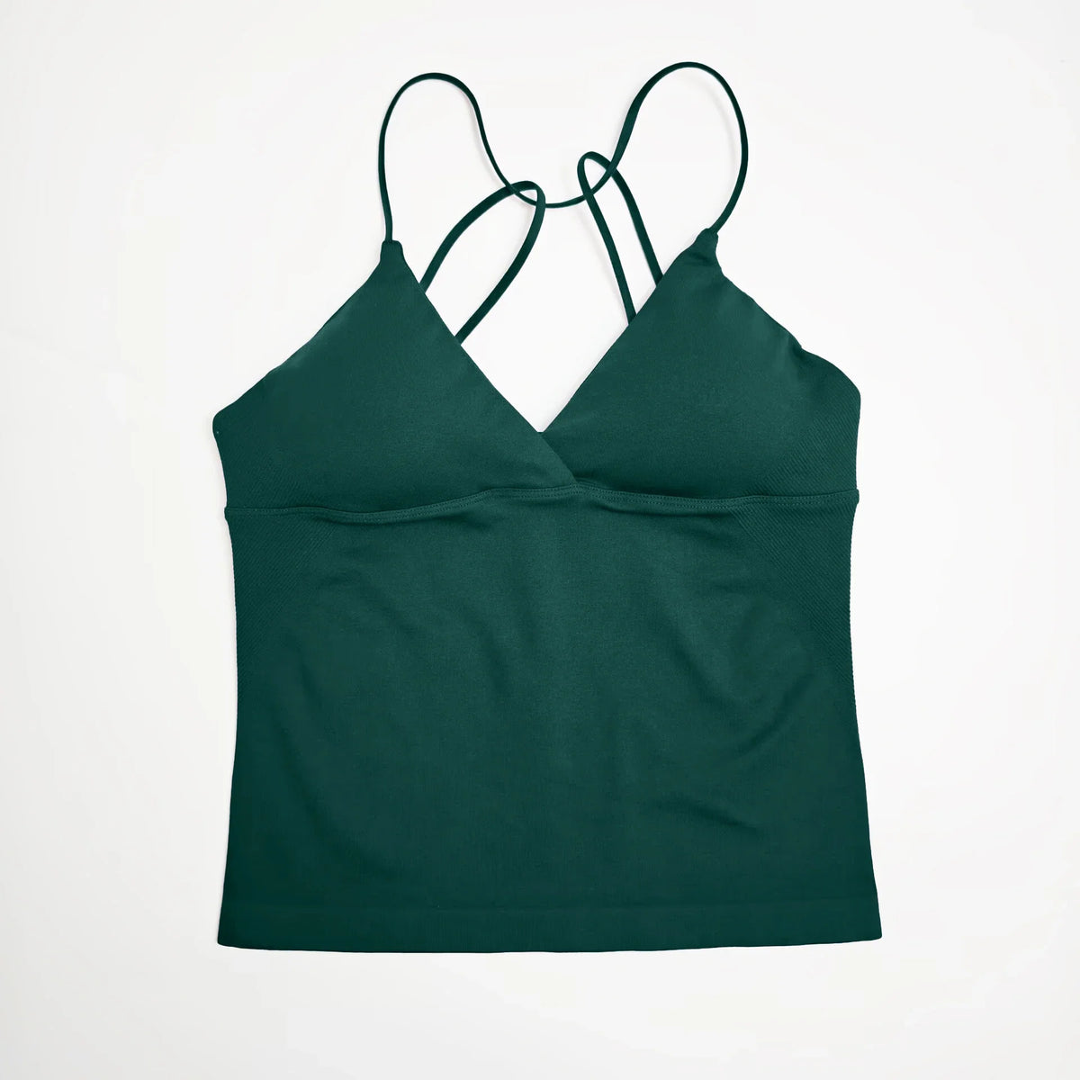 NCLAGEN Gym Yoga Tops Women Vision Twist Front Longline Top Quick Dry Thin Strap Workout Vest Push-up Pilates Fitness Tank