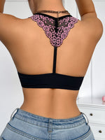 Embroidered Knit Cup Women's Sexy Bras Lace Backless Push-Up Underwire Bra for Women Comfortable Women's Bra
