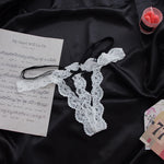 Lace G string Sexy Briefs Panties Women Underwear Hollow Out Thong High Quality Transparent Underpants Lingerie Girls Intimates